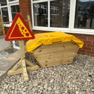 Outdoor Construction Road Signs (Set of 3)