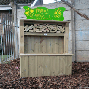 Outdoor Bug Hotel Wall with Growing Planter