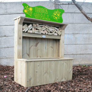 Outdoor Bug Hotel Wall with Growing Planter