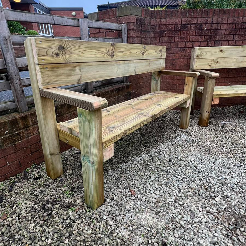 Playground Park Bench Seating