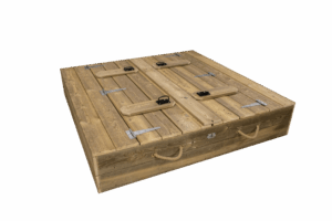 Playground Sandpit Box with Seating