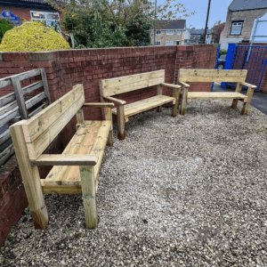 Playground Park Bench Seating