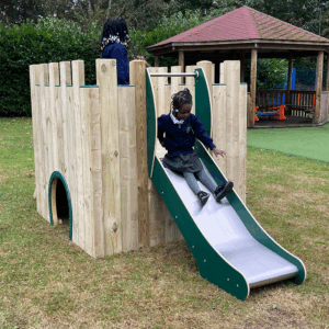 Playground Role Play Castle with Slide & Drawbridge