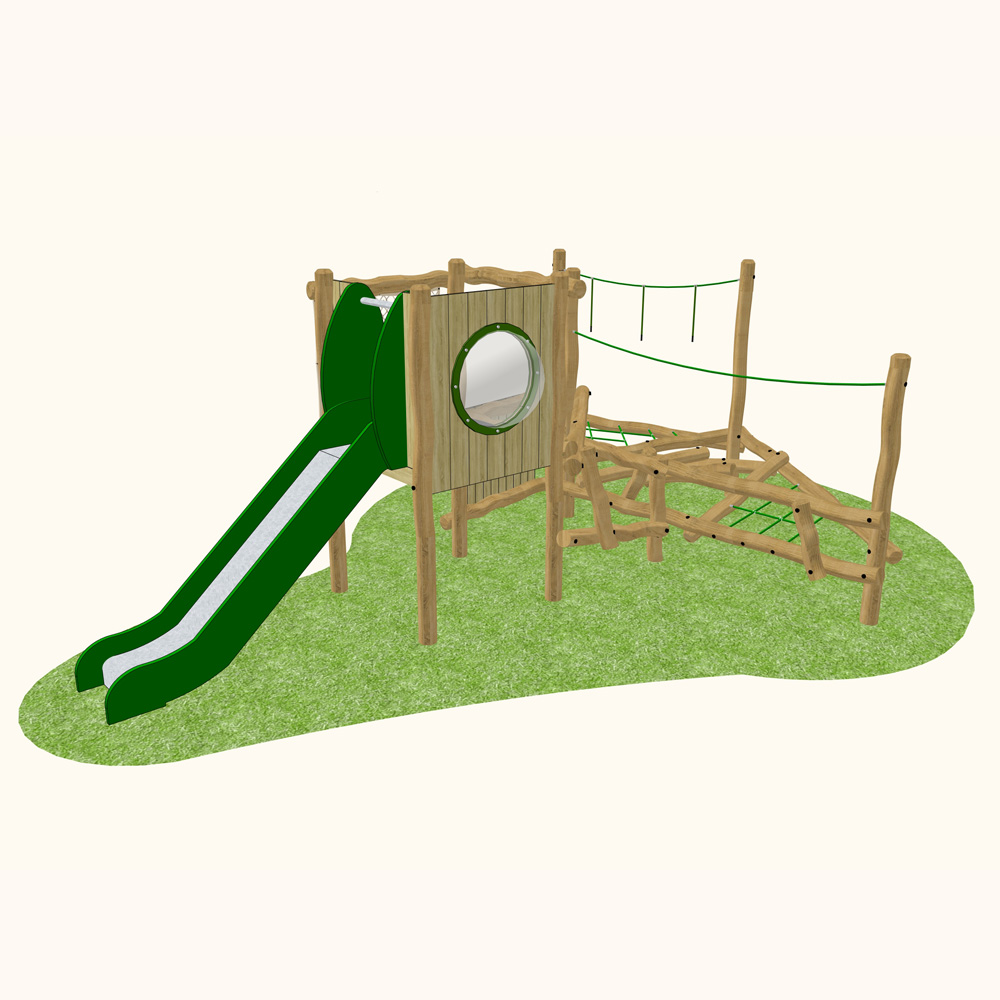 Alport Moor Robinia Scramble Stack (With Platform + Slide)