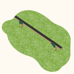 Playground Balance Beam Log