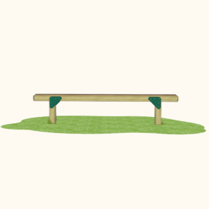 Playground Balance Beam Log