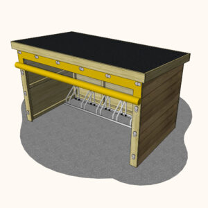 Playground Bike and Scooter Storage Shelter