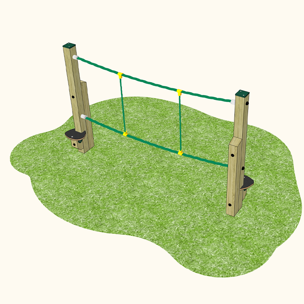 Playground Climbway Rope Crossing