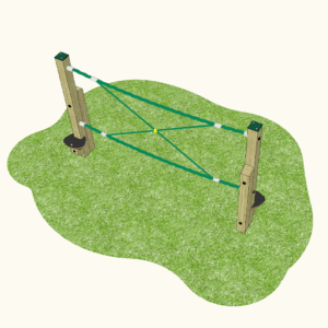 Playground Climbway ‘X’ Rope Crossing