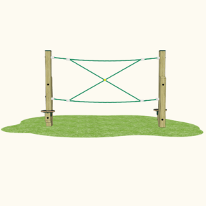 Playground Climbway ‘X’ Rope Crossing