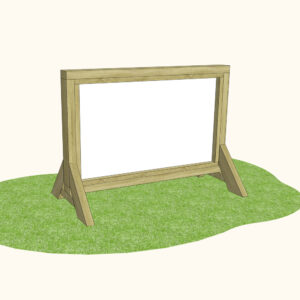 Early Years Mark Making Whiteboard Easel