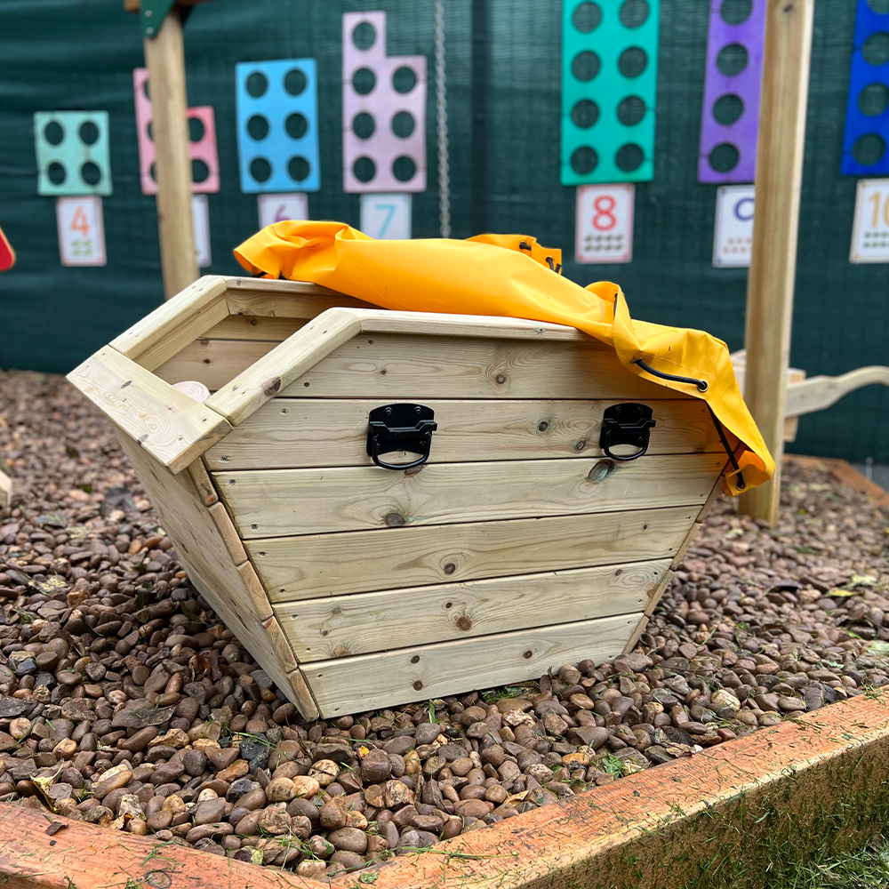 Early Years Outdoor Mini Wooden Skip