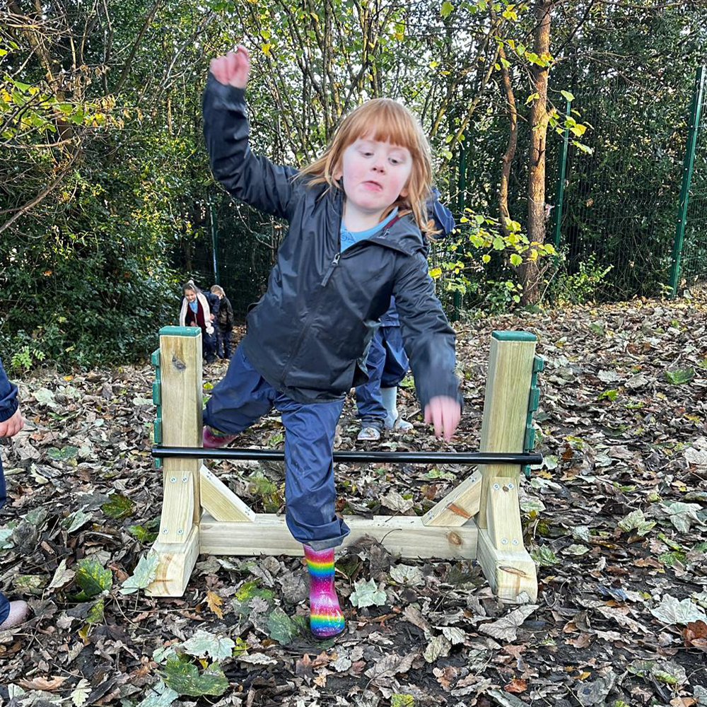 Early Years Wooden Adjustable Hurdles