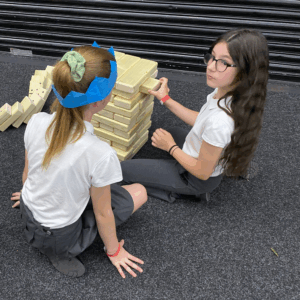 Outdoor Giant Wooden Stacking Tower