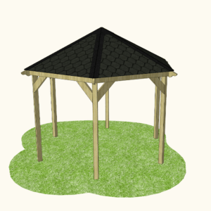 Hexagonal Outdoor Classroom (Canopy Only)
