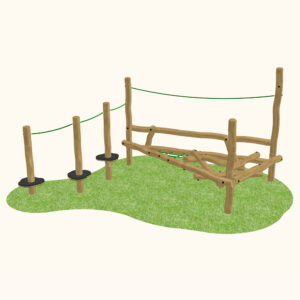 Kinder Low Robinia Scramble Stack (With Disc Poles)