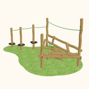 Kinder Low Robinia Scramble Stack (With Disc Poles)