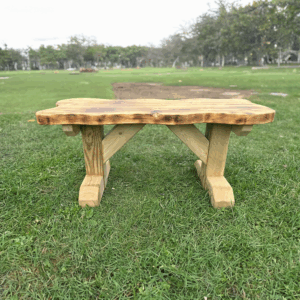 Outdoor Rustic Stage Roleplay Bench