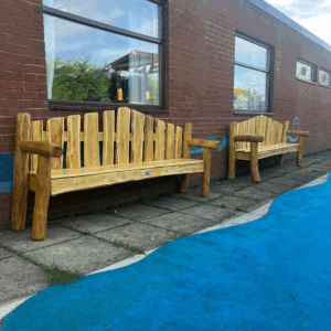 Playground Robinia Seating Park Bench