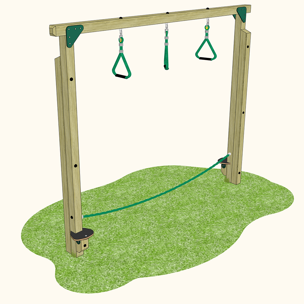 Playground  Drop Handle Trim Trails Crossing