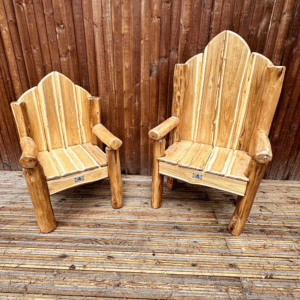 Forest Outdoor Robinia Throne Chairs