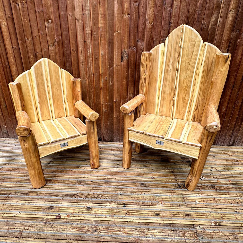 Forest Outdoor Robinia Throne Chairs