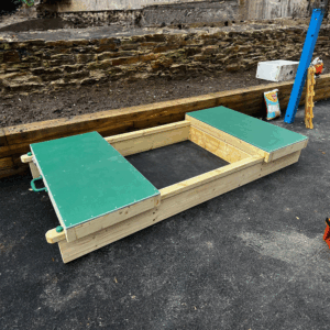 Playground Sandpit Sliding Box