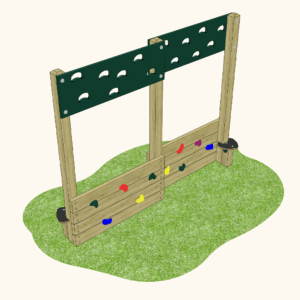 Playground Traverse Climbing Wall (green)