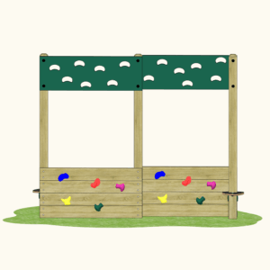 Playground Traverse Climbing Wall (green)