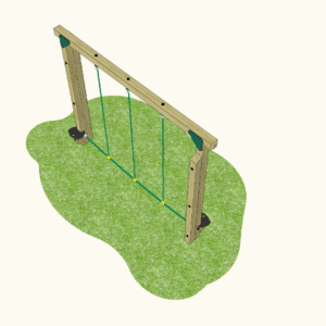 Playground Twist and Trek Rope Crossing
