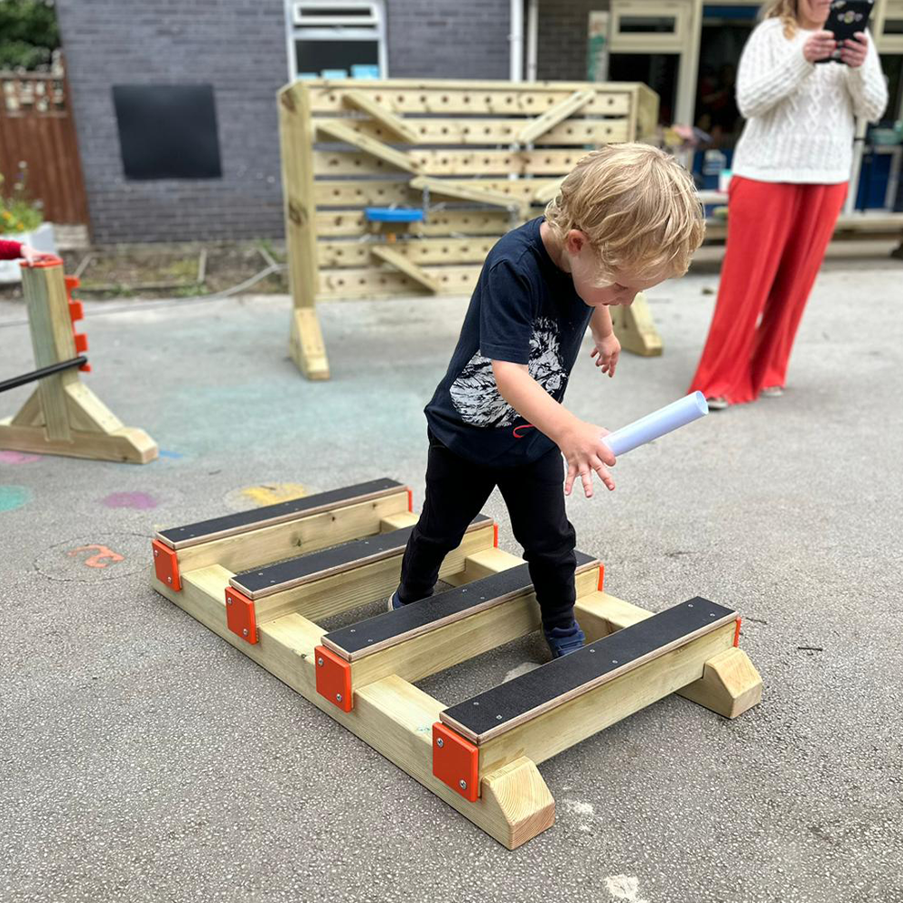 Playground Wooden Floor Ladder