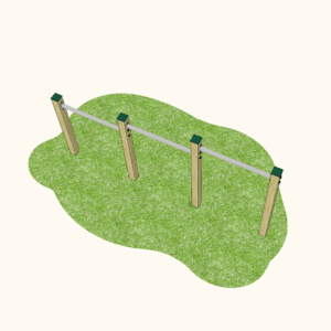 Playground Timber Pull-Up Bars