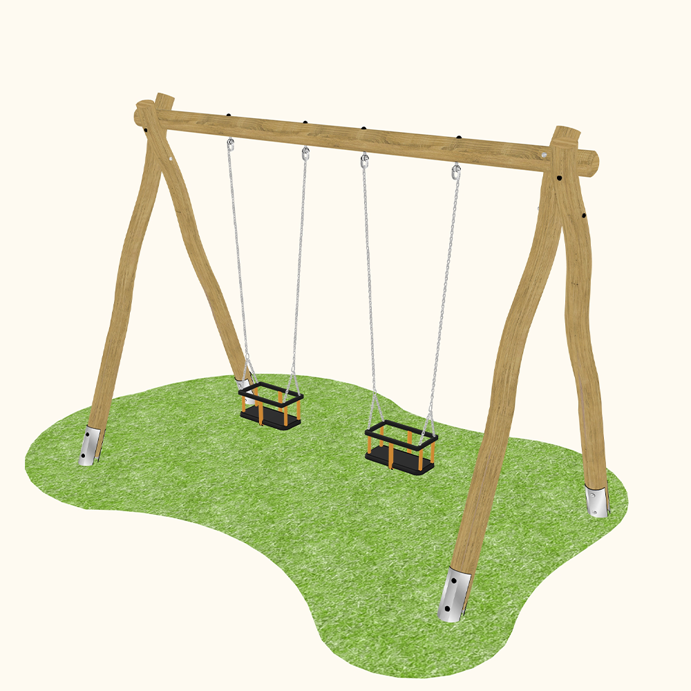 Robinia Double Cradle Swing  – Digley