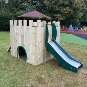 Playground Role Play Castle with Slide & Drawbridge