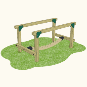 Playground Rope Balance Bridge