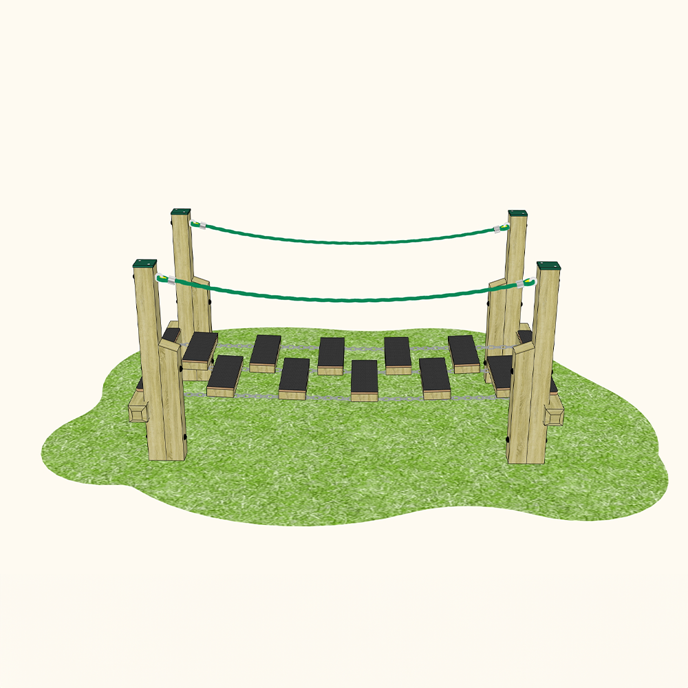 Staggered Stepping Stone Bridge