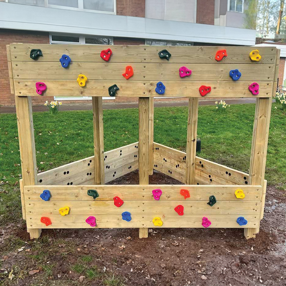 Playground Traverse climbing Wall (3 Sided)