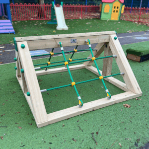 Wooden Playground Net Climbing Frame