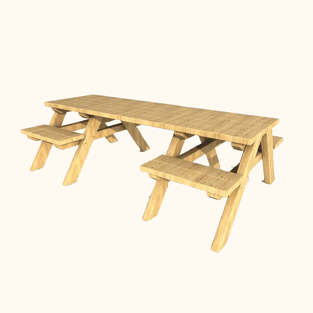 Outdoor Wheelchair Accessible Picnic Bench