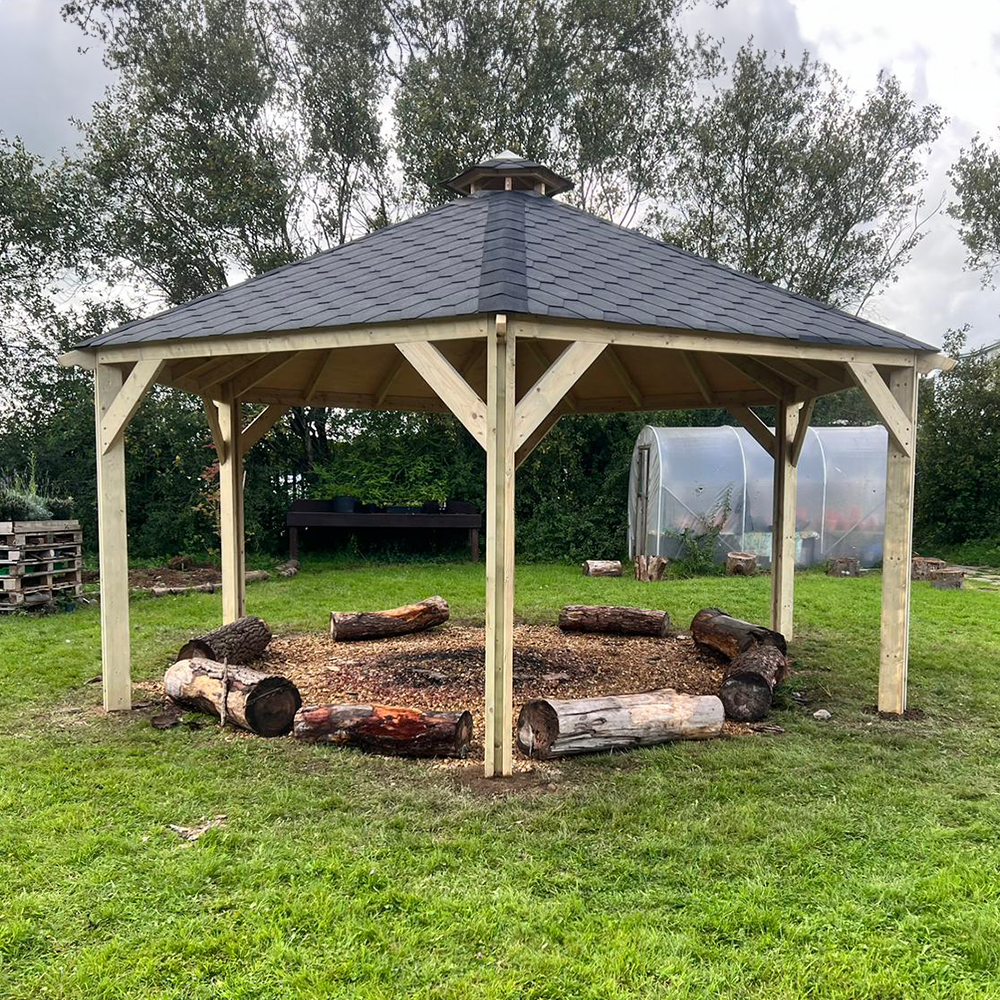 Forest Fire Pit Shelter (Canopy Only)