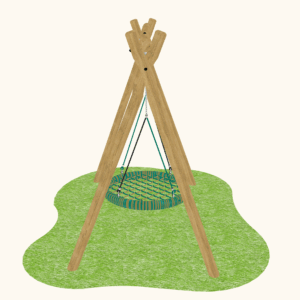 Robinia Basket Swing- Congo