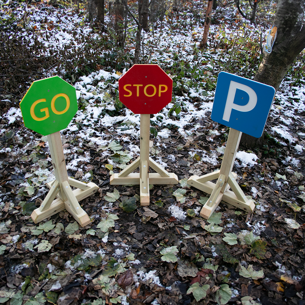 Early Years Roleplay Road Signs (Set of 3)