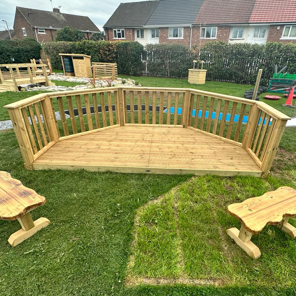 Roleplay Playground Stage (With Sides)