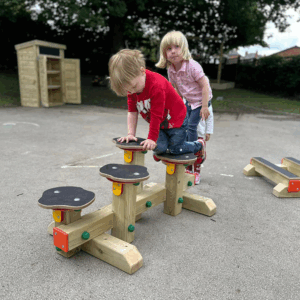 Early Years Wooden Connecting Stepping Logs