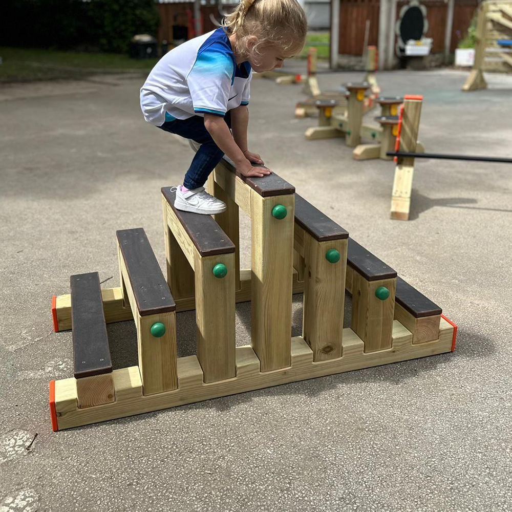 Early Years Wooden Tiered Steps