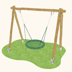 Robinia Basket Swing- Congo