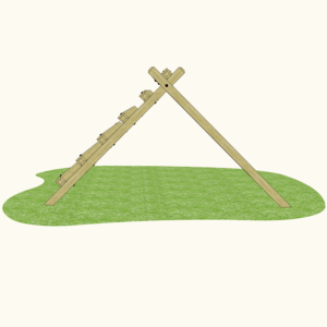 Timber Double Sided Climbing Frame