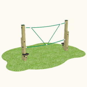 Playground Climbway ‘V’ Rope Crossing