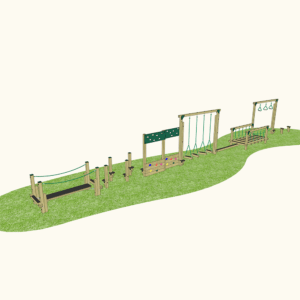 Daintree Playground Robinia Trim Trail (8 Set) – Straight