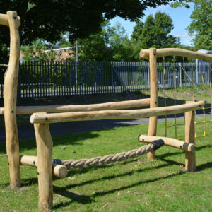 Playground Rope Balance Bridge